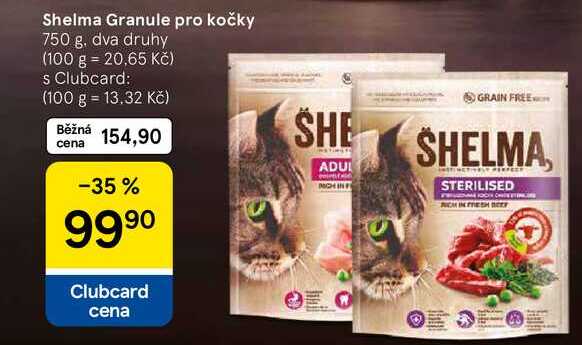 Shelma Granule pro kočky, 750 g 