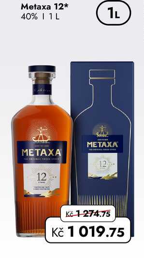 Metaxa 12* 40% 1L  