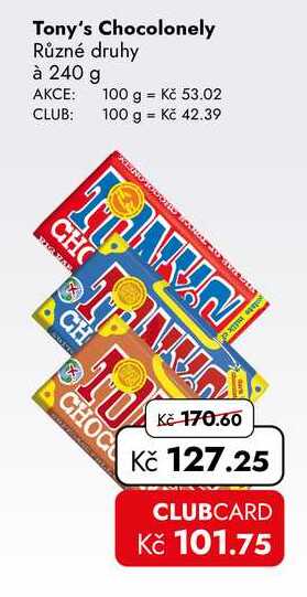 Tony's Chocolonely à 240 g