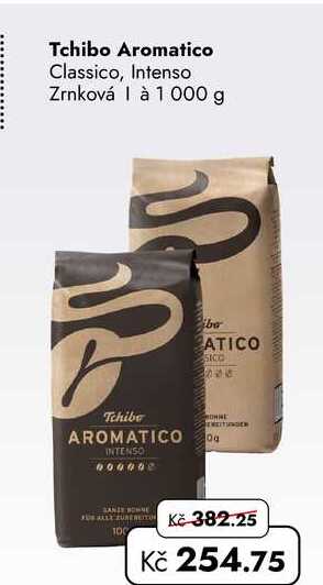 Tchibo Aromatico Classico, Intenso Zrnková 1000 g