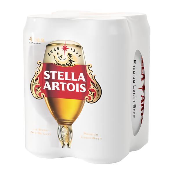 Stella Artois ležák světlý, plech 4x0,5l