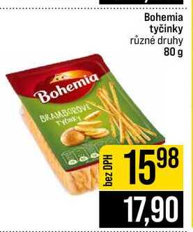 Bohemia tyčinky různé druhy 80 g
