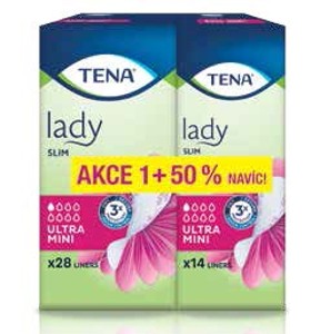 TENA Lady Slim Ultra Mini 28 ks + 50 % NAVÍC