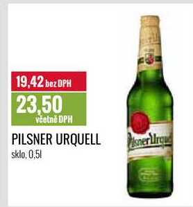 PILSNER URQUELL sklo. 0.5 l