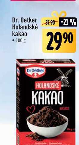 Dr. Oetker Holandské kakao 100 g