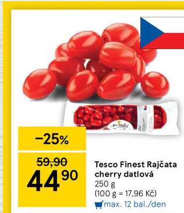 Albert Rajčata cherry 250 g v akci | AkcniCeny.cz