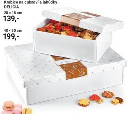 Krabice na cukroví a lahůdky DELÍCIA