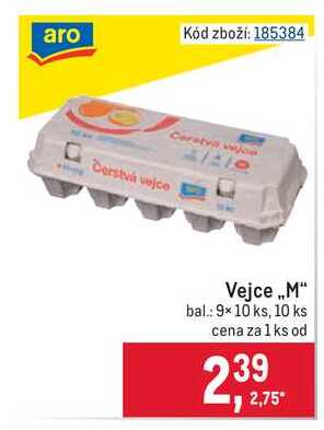 aro Vejce "M" 1 ks