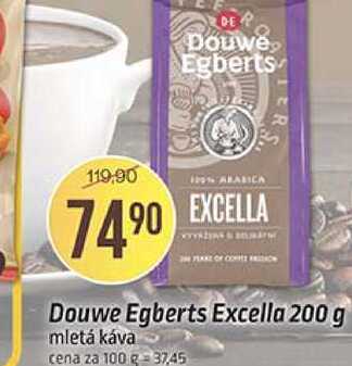 Douwe Egberts Excella 200g mletá káva