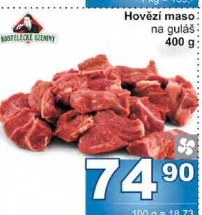 Hovězí maso na guláš 400g