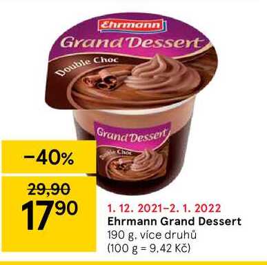 Ehrmann Grand Dessert 190 g