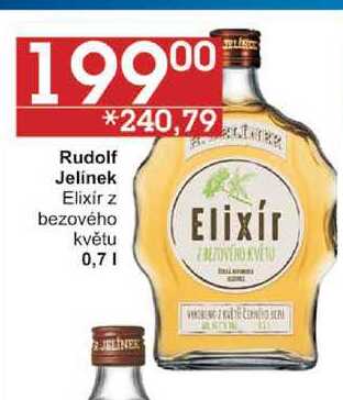 Rudolf Jelínek Elixir z bezového květu, 0,7 l
