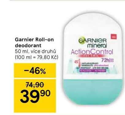 Garnier Roll-on deodorant 50 ml