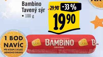 Bambino Tavený sýr, 100 g