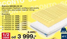 Matrace MEDIBLOK H3