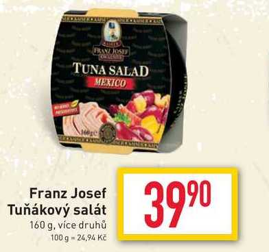 Franz Josef Tuňákový salát 160 g, více druhů 