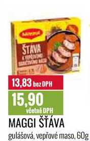 MAGGI ŠŤÁVA gulášová, vepřové maso, 60g