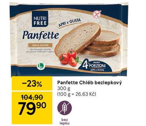 Panfette Chléb bezlepkový 300 g