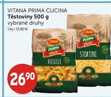 Vitana prima cucina Těstoviny 500 g vybrané druhy 