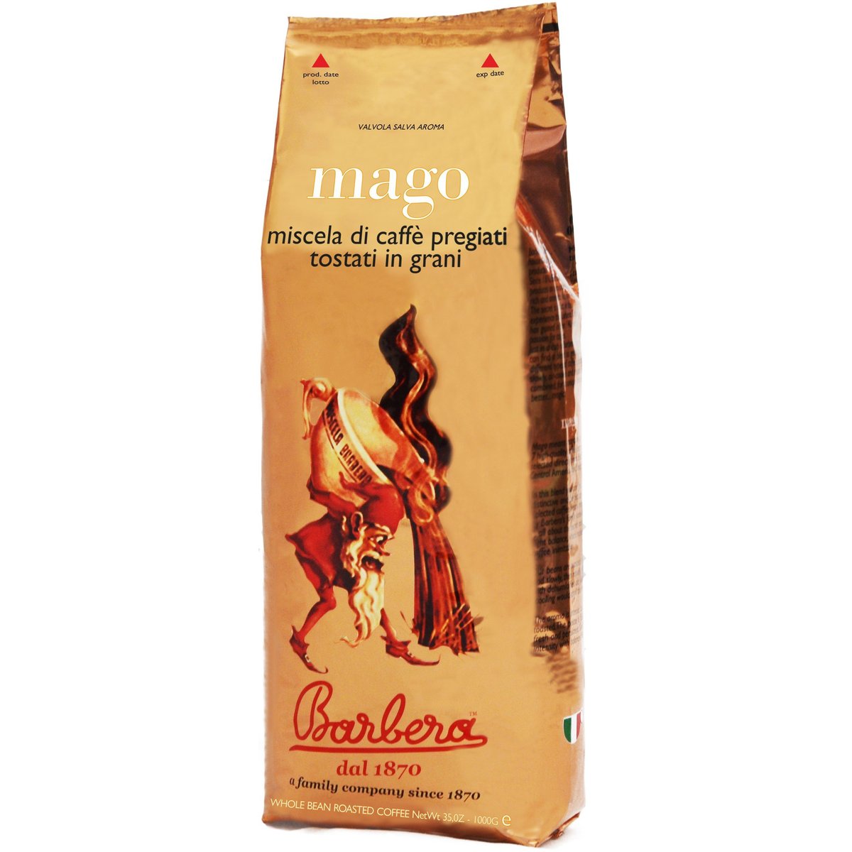 Barbera Mago zrnková káva