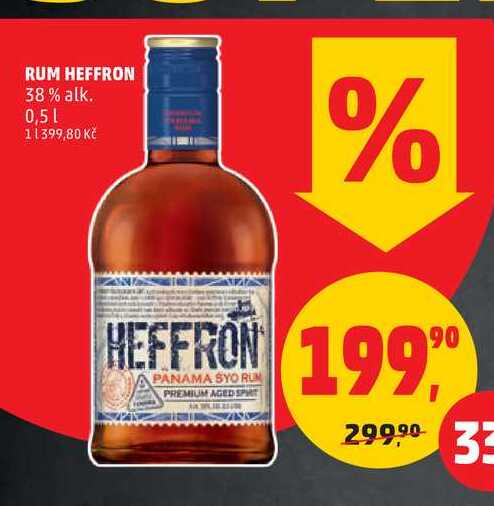 RUM HEFFRON, 0,5 l
