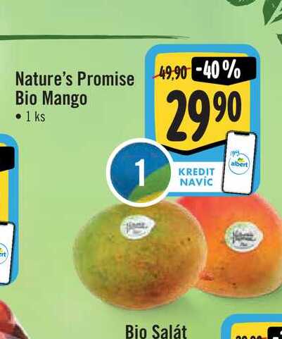 Nature's Promise  Bio Mango   1 ks 