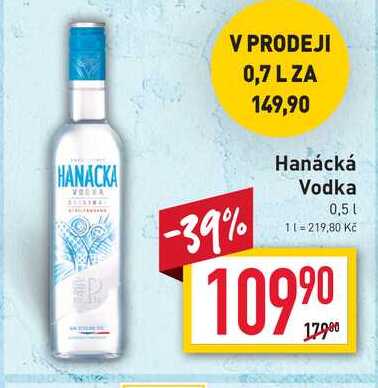 Hanácká vodka 0,5l