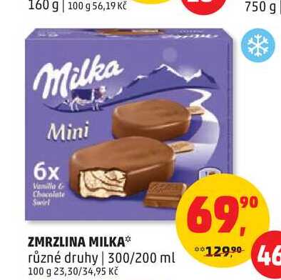ZMRZLINA MILKA, 300 ml