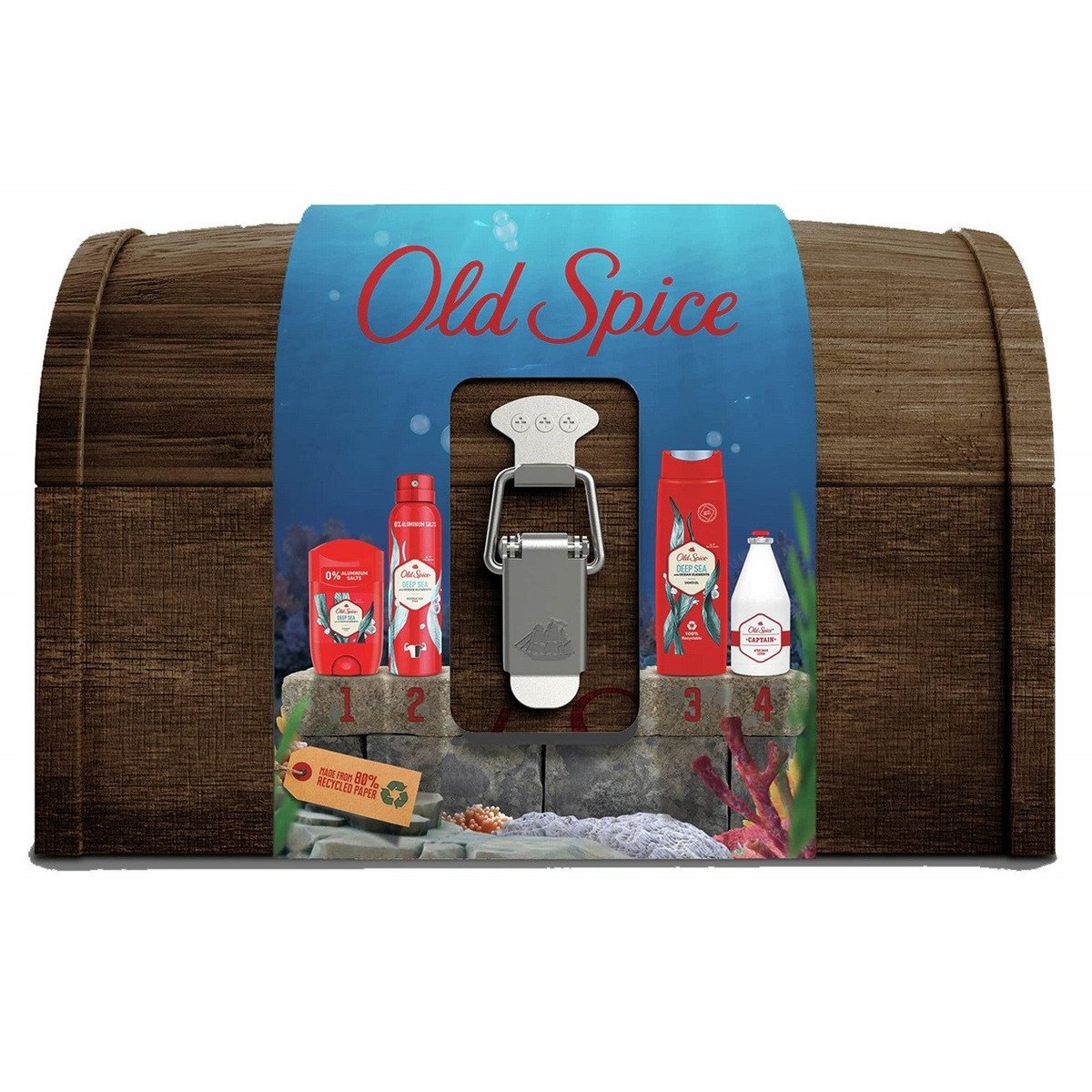 Old Spice Deep sea wooden chest Vánoční dárková sada pro muže