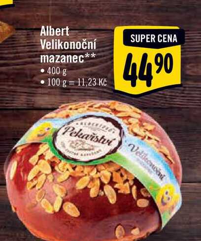 Albert Velikonoční mazanec 400 g