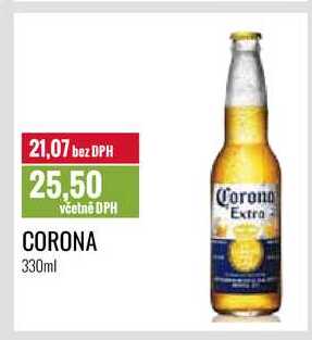CORONA Extra Pivo ležák světlý 330ml 