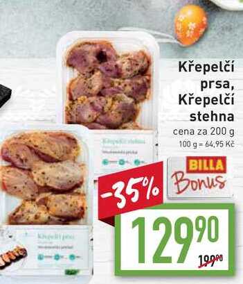 Křepelčí prsa, Křepelčí stehna cena za 200 g 