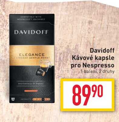 Davidoff Kávové kapsle pro Nespresso 1 balení, 2 druhy