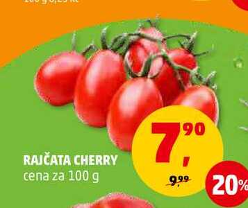 RAJČATA CHERRY, 100 g v akci | AkcniCeny.cz