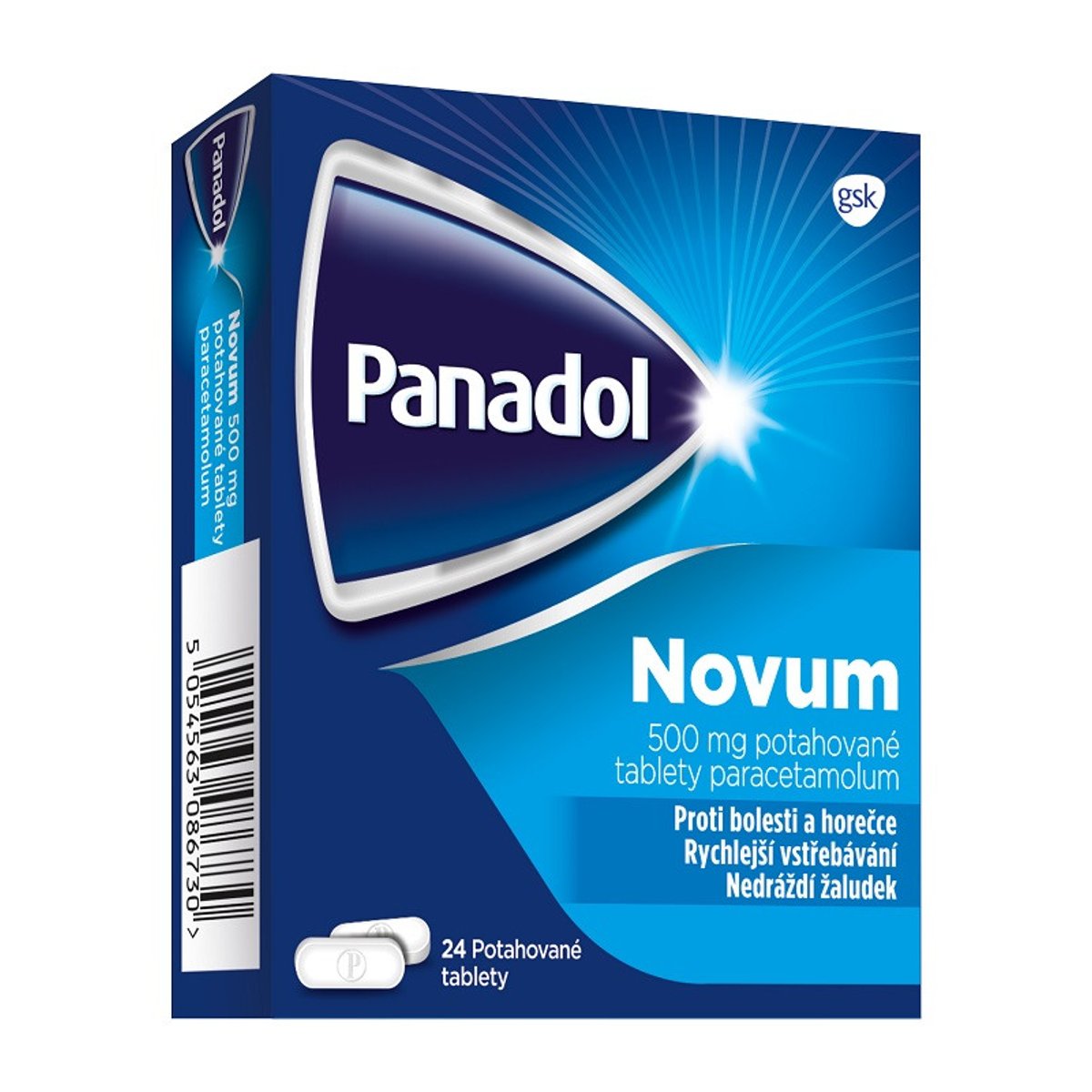 PANADOL NOVUM 500MG potahované tablety 24 III
