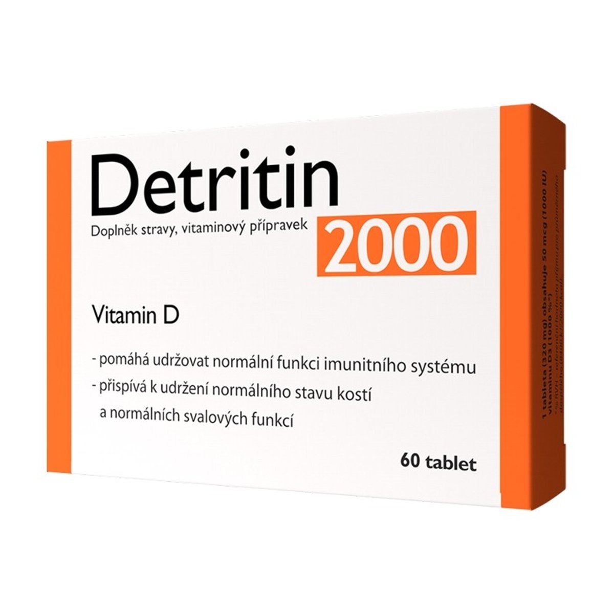 Detritin 2000 IU Vitamin D3 60 tablet