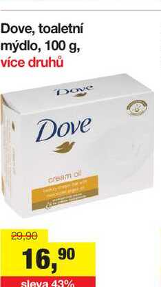 Dove, toaletní mýdlo, 100 g 