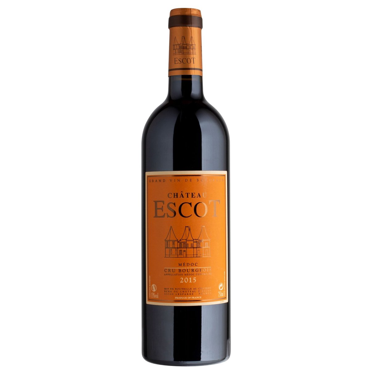 Château Escot AOC Medoc červené víno