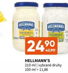   HELLMANN'S 210 ml  
