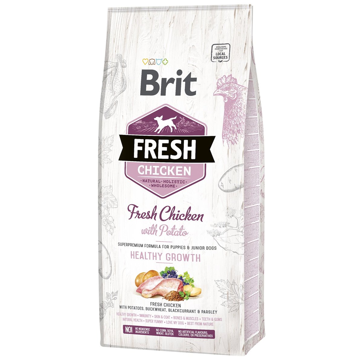 Brit Fresh Chicken with potato Puppy healthy growth