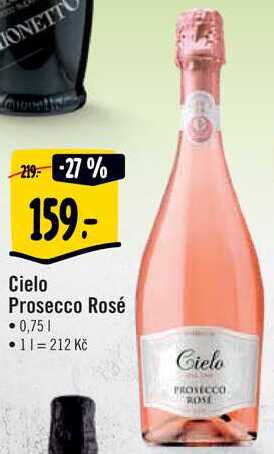 Cielo Prosecco Rosé, 0,75 l
