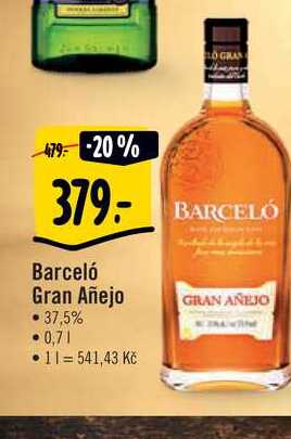   Barceló Gran Añejo 0,7 l