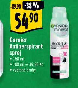  Garnier Antiperspirant sprej • 150 ml  