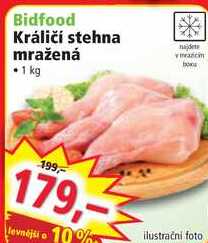 Bidfood Králičí stehna mražená, 1 kg