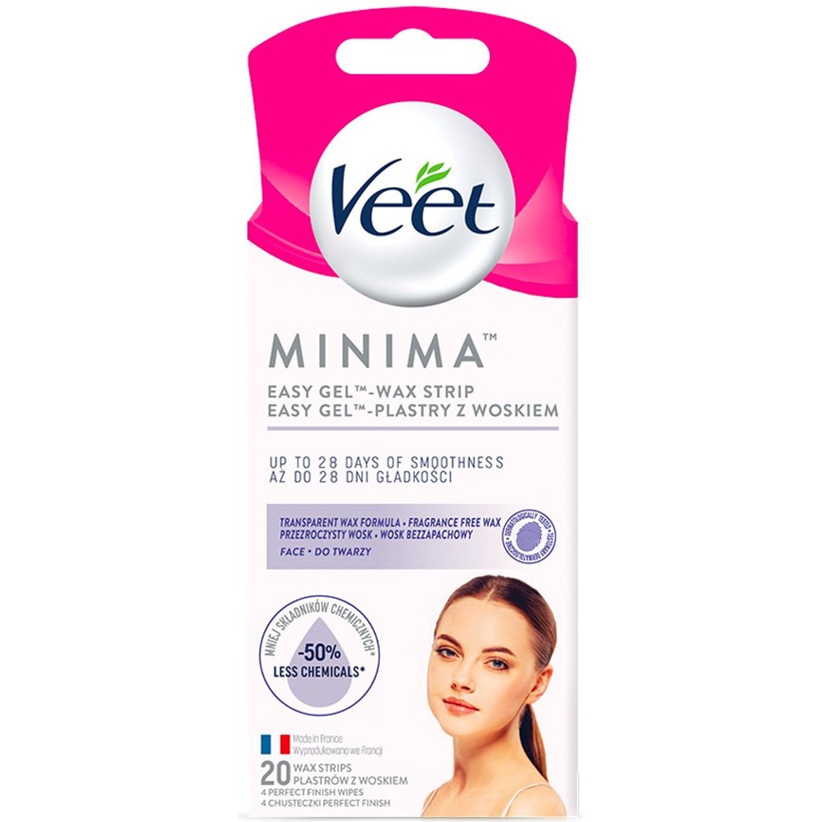 Veet Minima Hypoalergenní voskové pásky na obličej v akci | AkcniCeny.cz