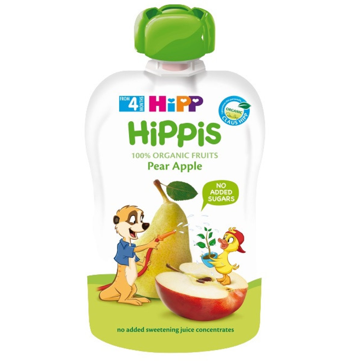 HiPP BIO Kapsička Hippies hruška a jablko