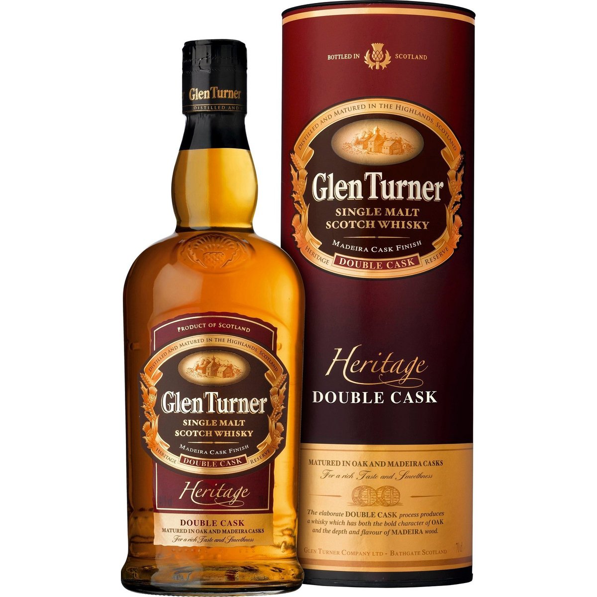Glen Turner Single Malt Scotch Whisky, dárkové balení 40%