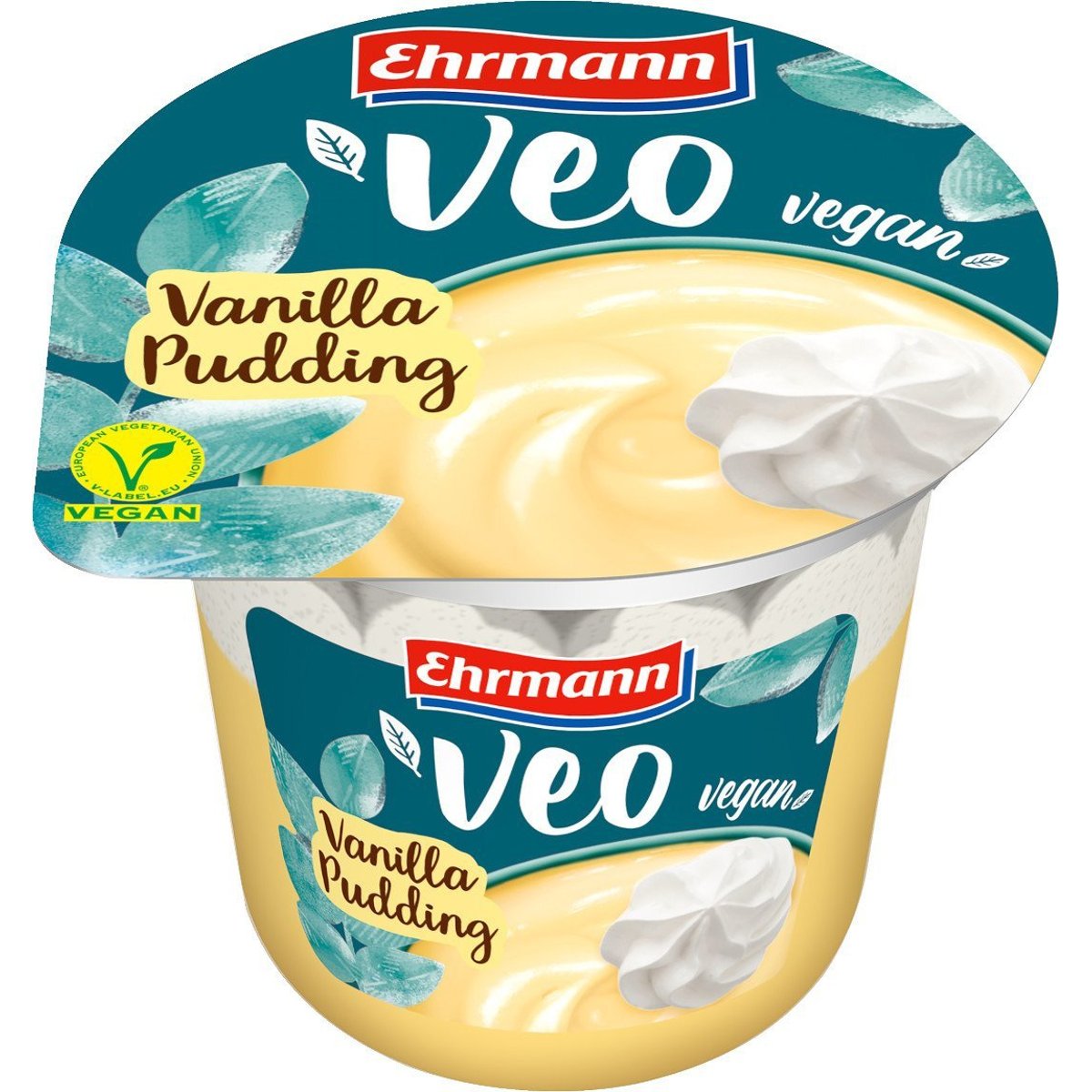 Ehrmann Veo vegan vanilkový pudink se šlehačkou