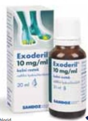 EXODERIL® 10 mg/ml kožní roztok, 20 ml