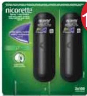 Nicorette® Spray 1mg/dávka orální sprej, roztok, 2 x 13,2 ml